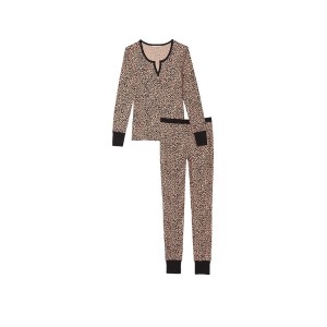 Піжама Thermal Long Pajama Set Leopard