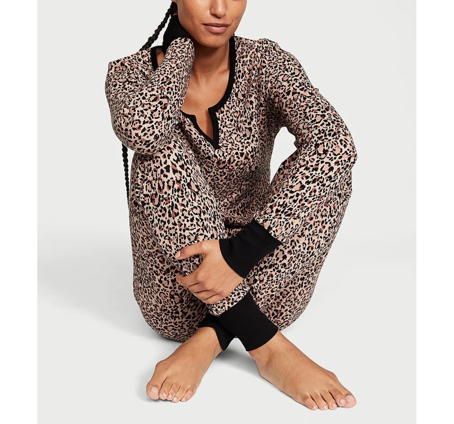 Піжама Thermal Long Pajama Set Leopard