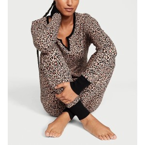 Піжама Thermal Long Pajama Set Leopard