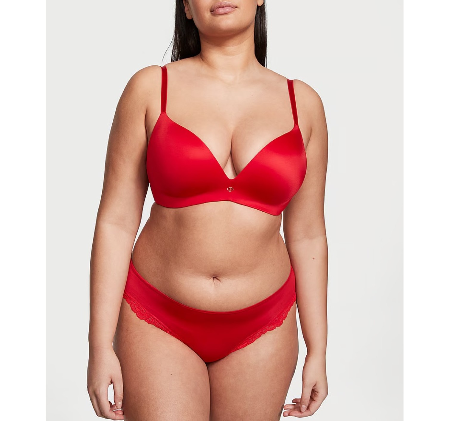 Комплект белья Push-Up Bra Lace Strappy Lipstick Set