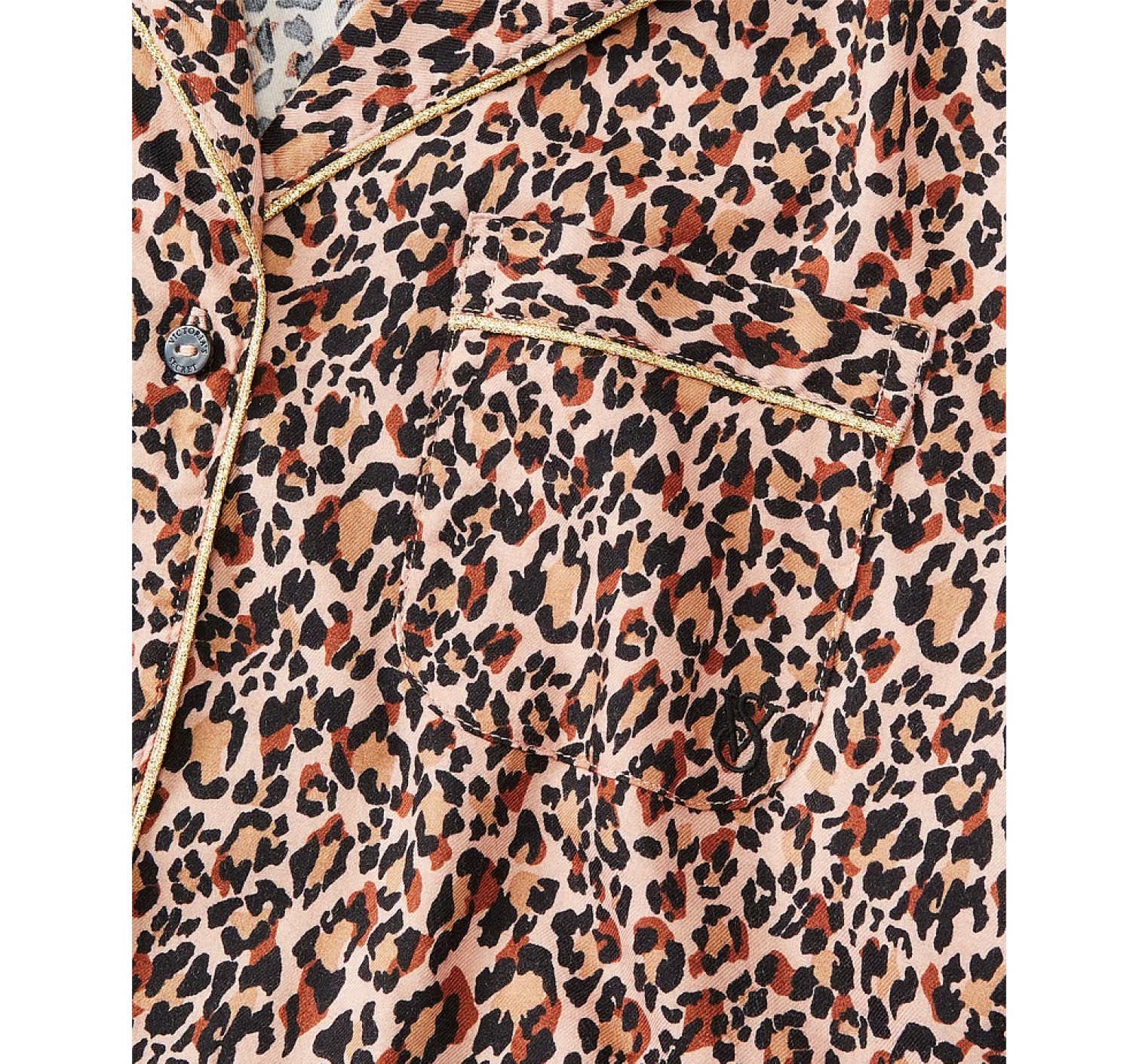 Піжама Flannel Long Pajama Set Leopard