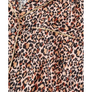 Піжама Flannel Long Pajama Set Leopard