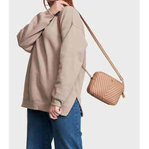 Сумка Виктория Сикрет The Victoria Top Zip Crossbody Praline