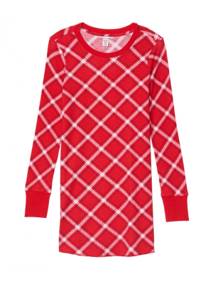 Нічна сорочка Thermal Sleepshirt Red Plaid