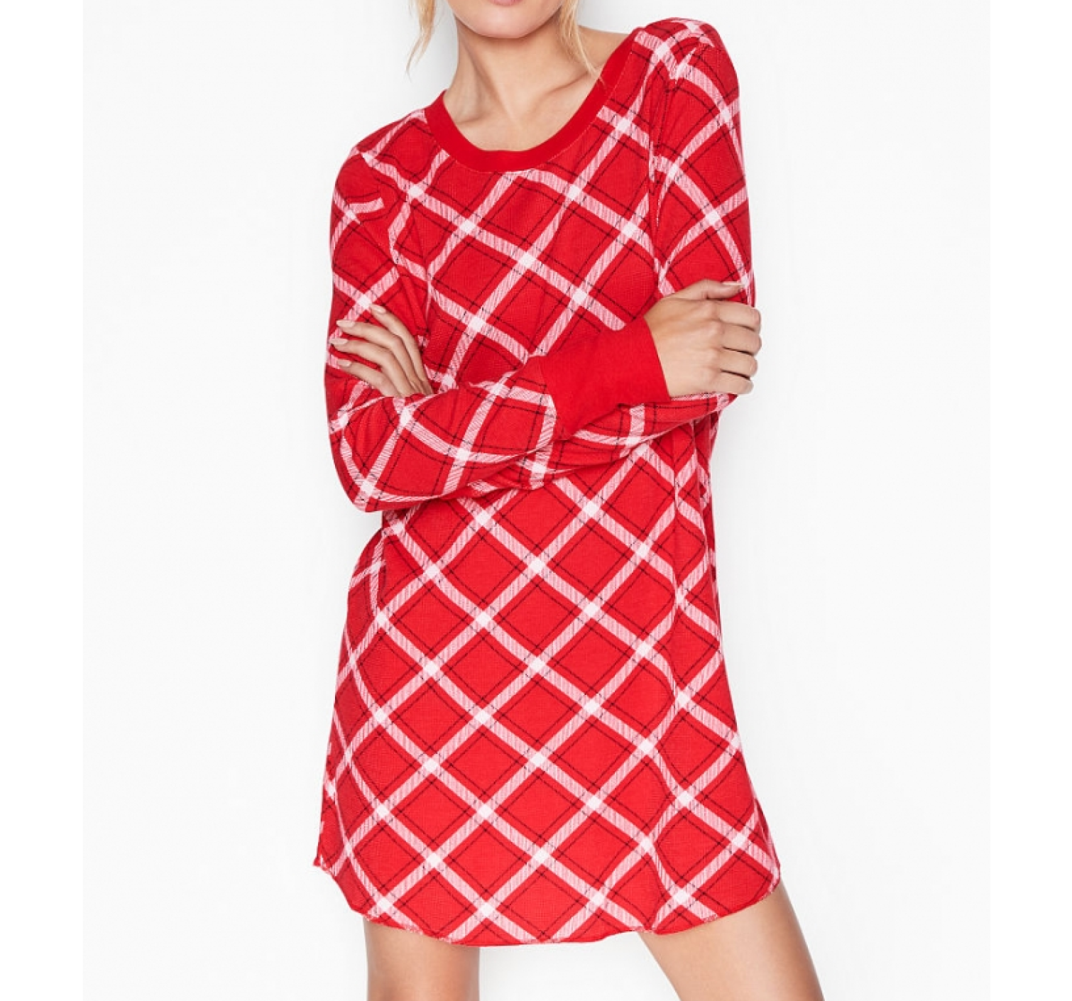 Нічна сорочка Thermal Sleepshirt Red Plaid