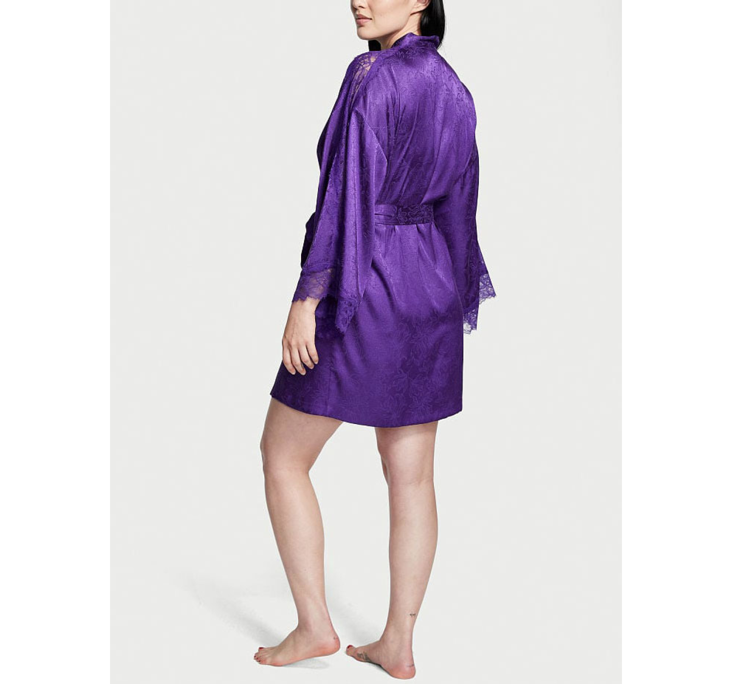 Сатиновый халат Виктория Сикрет Flounce Satin Robe