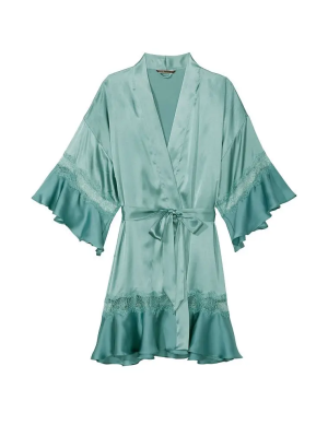 Халат Victoria’s Secret Flounce Satin Robe