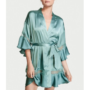 Халат Victoria's Secret Flounce Satin Robe