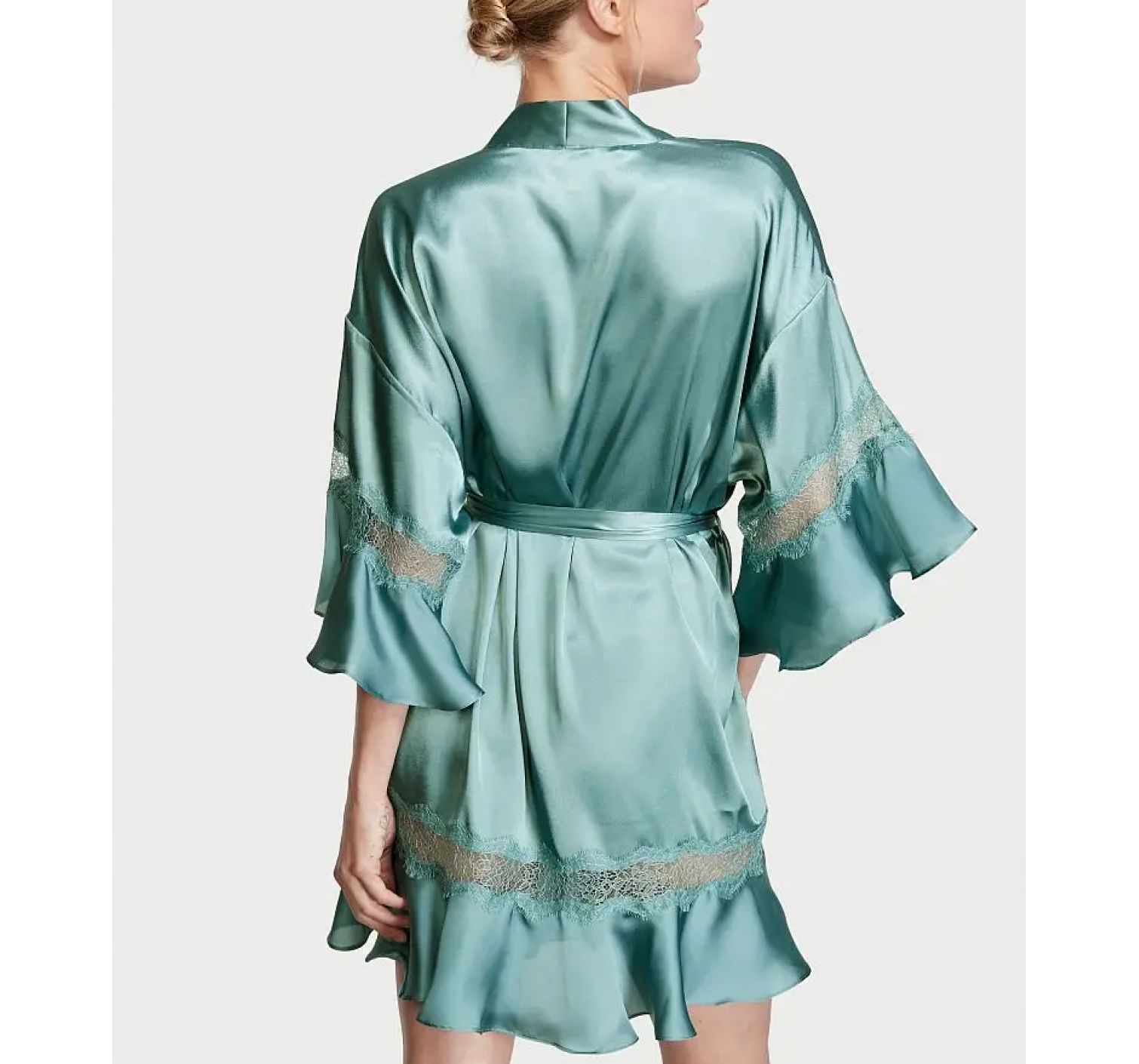 Халат Victoria's Secret Flounce Satin Robe
