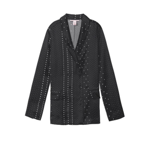 Піджак Satin Black & White dot