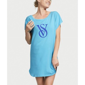 Нічна сорочка Cotton Sleepshirt Blue