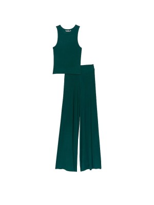 Пижама Long Modal Cami Set Deep Green