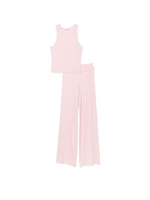 Пижама Long Modal Cami Set Pink