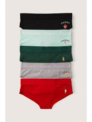 Набор трусиков PINK Logo Hipster Panty