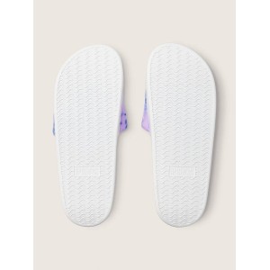 Шльопанці Pink Slides Blue Logo