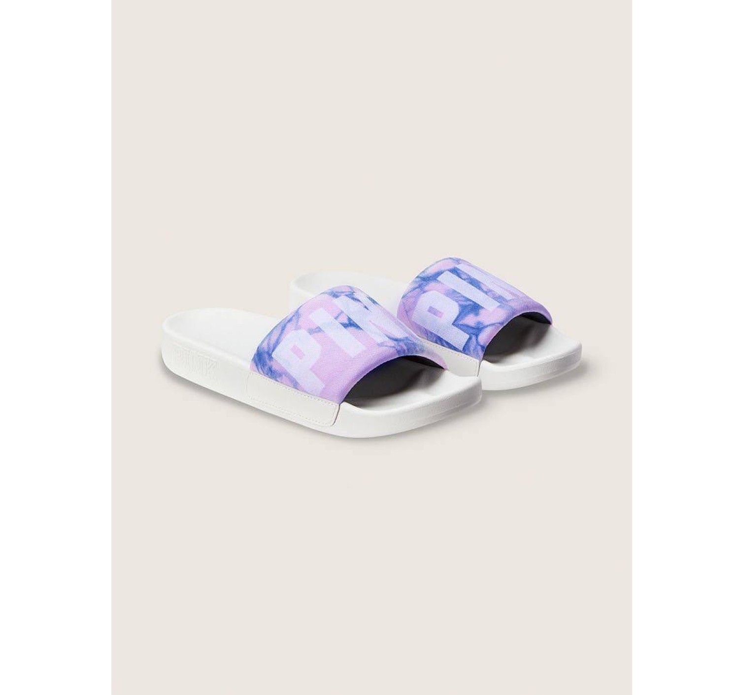Шльопанці Pink Slides Blue Logo