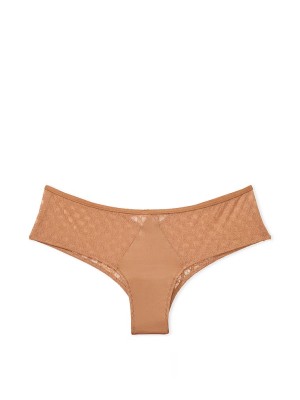 Трусики Mesh & Satin Bow Cutout Back Open Panty Toffy