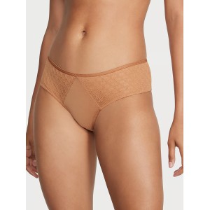 Трусики Mesh & Satin Bow Cutout Back Open Panty Toffy
