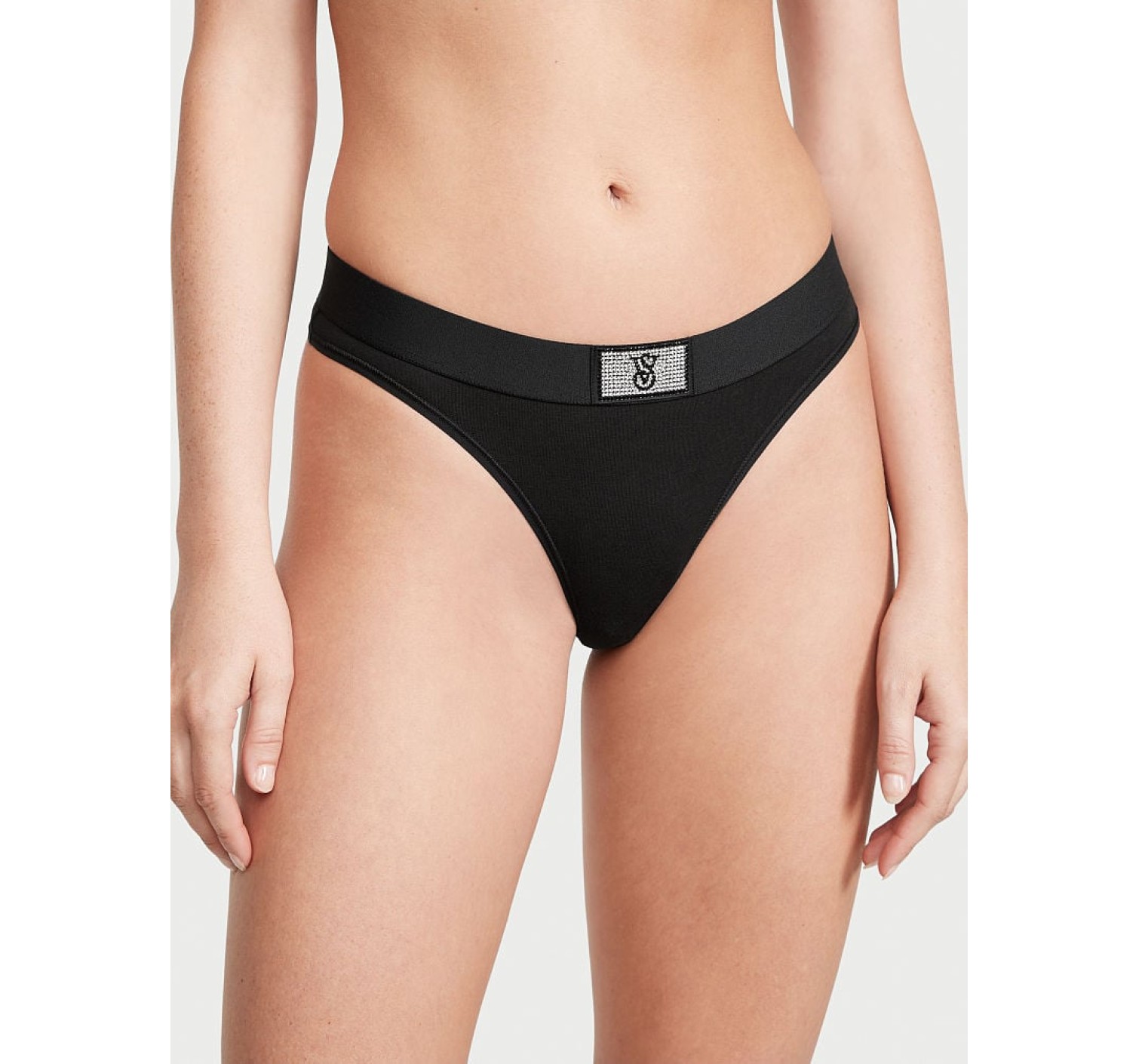 Комплект белья Cotton Lightly Lined Wireless Bra Shine Patch Black Set
