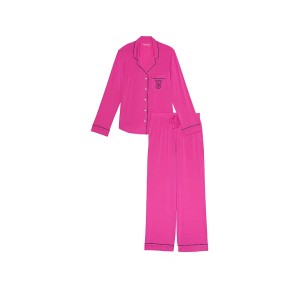 Пижама Modal Long Pajama Set Fuchsia Frenzy