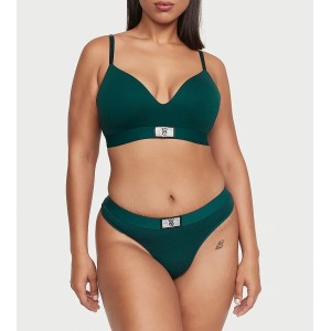 Комплект білизни Cotton Lightly Lined Wireless Bra Shine Patch Black Ivy Set