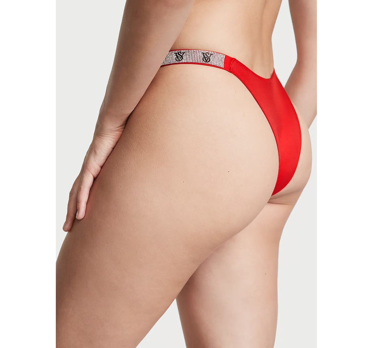 Трусики Shine Strap Brazilian Panty Lipstick Vs