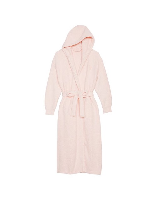 Халат Chenille Hooded Long Robe Purest Pink