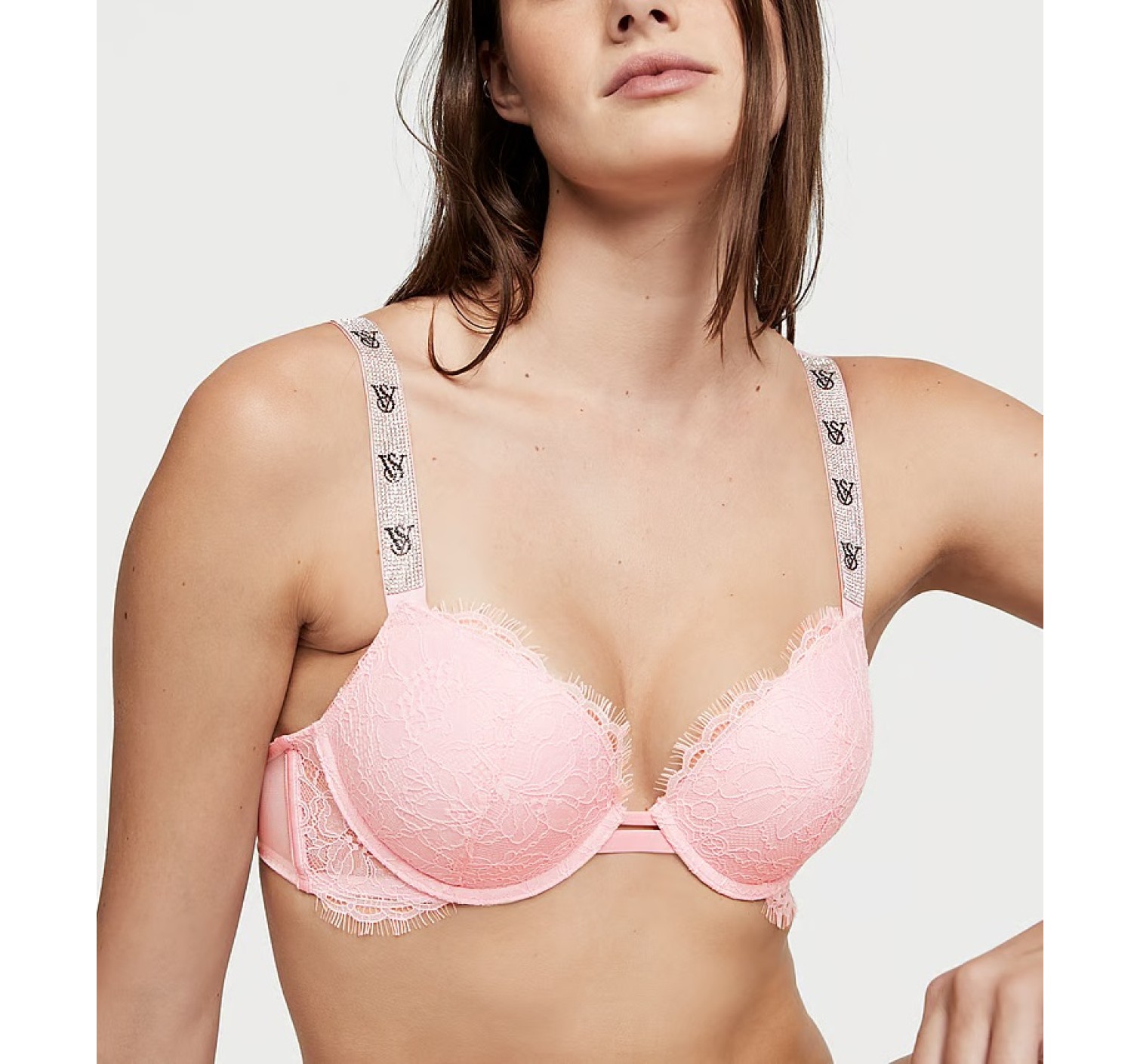 Комплект білизни Shine Strap Push-up Bra Pretty Blossom Set