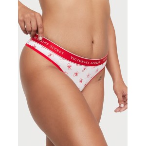 Трусики Cotton Thong Panty Candy Canes
