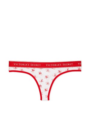 Трусики Cotton Thong Panty Candy Canes