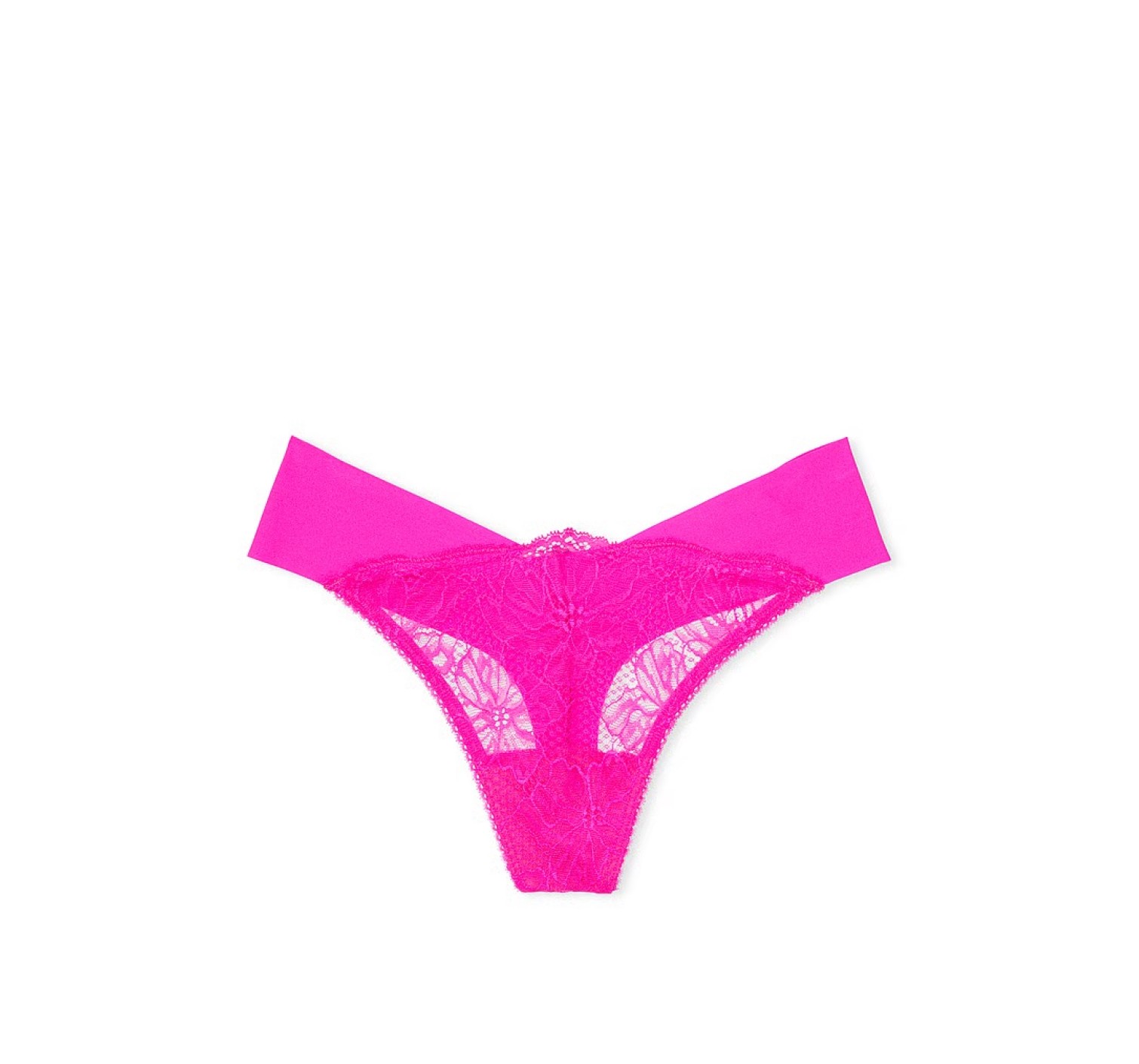 Трусики Lace-Trim No-Show Thong Panty Bali Orchid