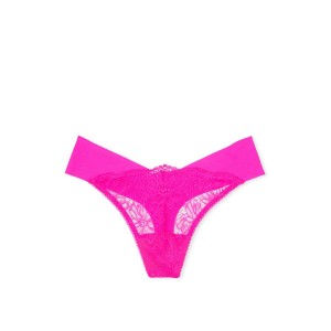 Трусики Lace-Trim No-Show Thong Panty Bali Orchid