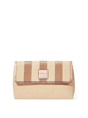 Середня косметичка Straw Clutch
