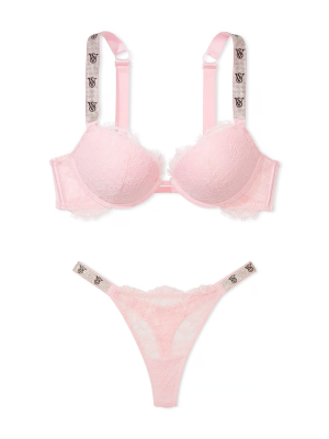 Комплект білизни Shine Strap Push-up Bra Pretty Blossom Set