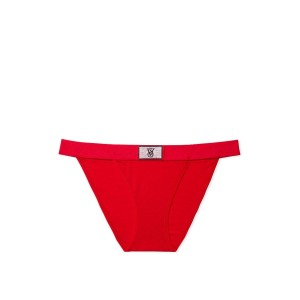 Трусики Logo Cotton Tanga Panty Shine Patch Lipstick