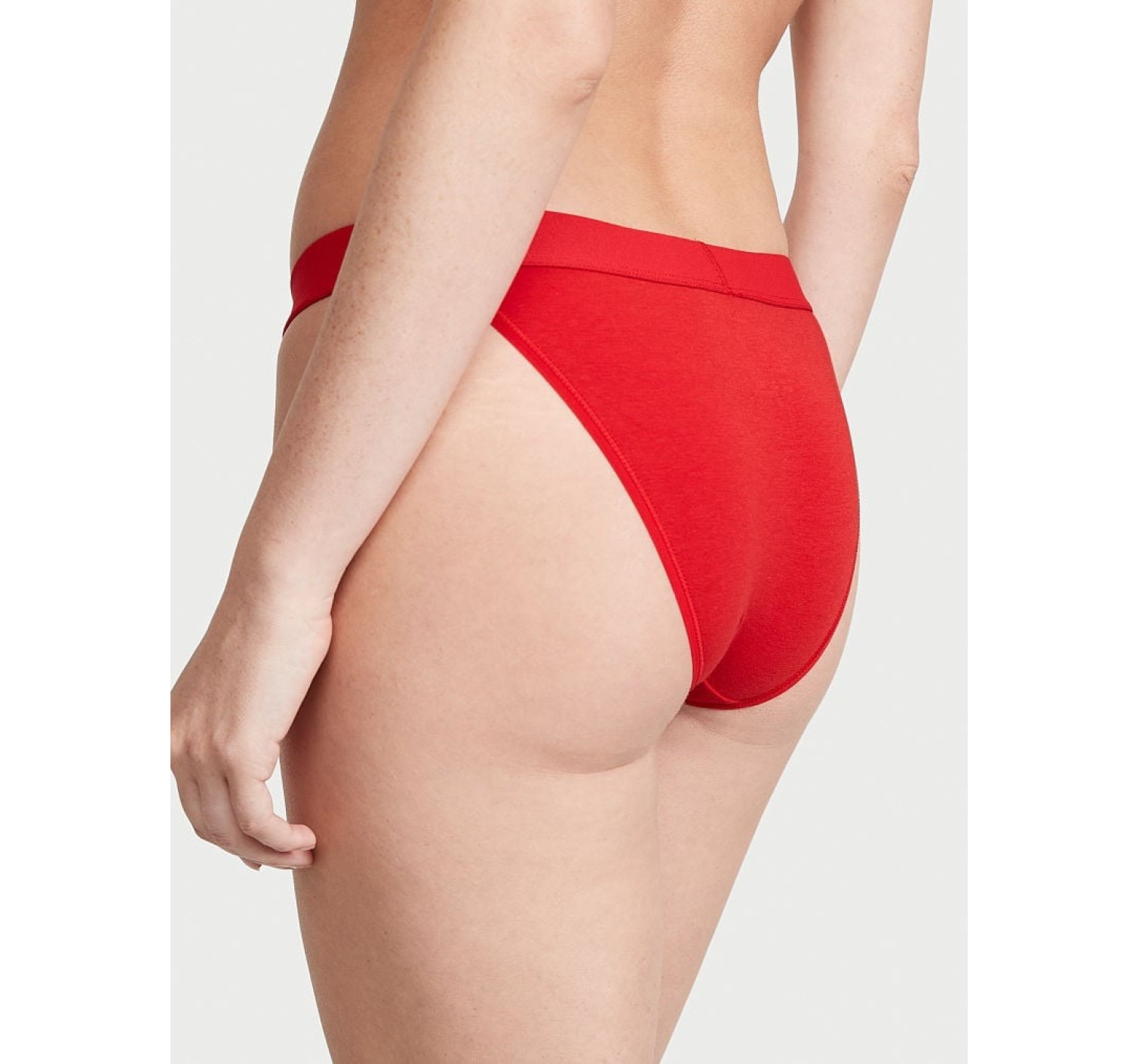 Трусики Logo Cotton Tanga Panty Shine Patch Lipstick