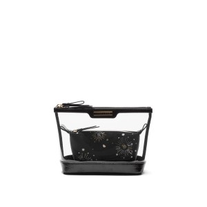 Косметичка 2-Piece Makeup Bag Black Celestial