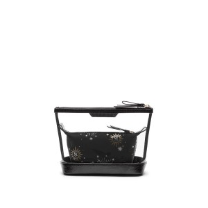 Косметичка 2-Piece Makeup Bag Black Celestial