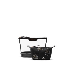 Косметичка 2-Piece Makeup Bag Black Celestial