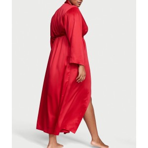 Халат Satin Long Robe Lipstick