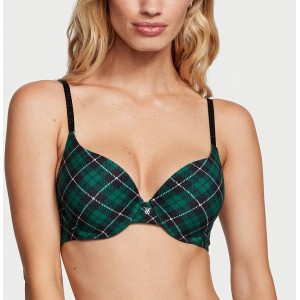 Комплект білизни Push-Up Cotton Perfect Shape Bra Spruce Plaid Set