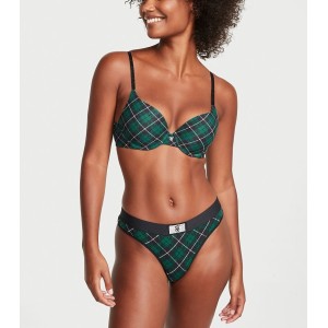 Комплект білизни Push-Up Cotton Perfect Shape Bra Spruce Plaid Set