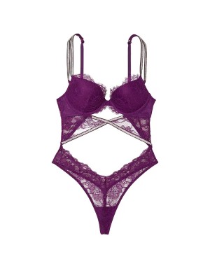 Боди Push-Up Shine Strap Teddy Grape Soda