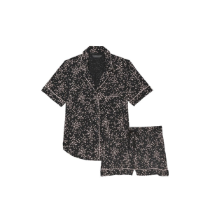 Пижама  Modal Short Pajama Set Mini Black Heart
