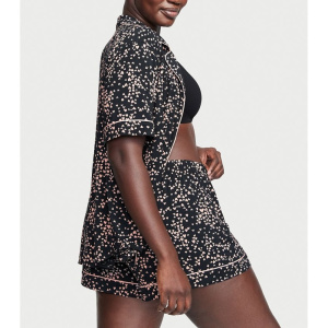 Пижама  Modal Short Pajama Set Mini Black Heart