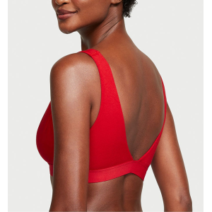 Комплект білизни Shine Patch Cotton Wireless Plunge Bralette Set Lipstick