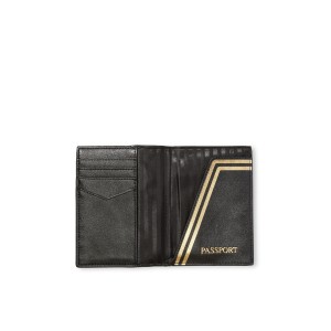 Обложка для паспорта Passport Case V-logo Black