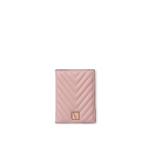 Обкладинка для паспорта Passport Case V-logo Pink