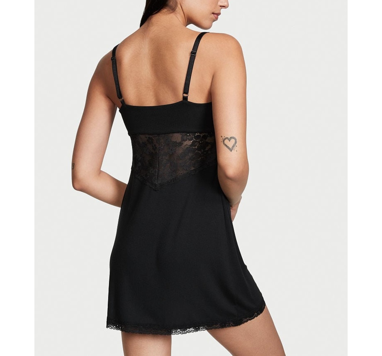 Пеньюар Modal Sweetheart Slip Black