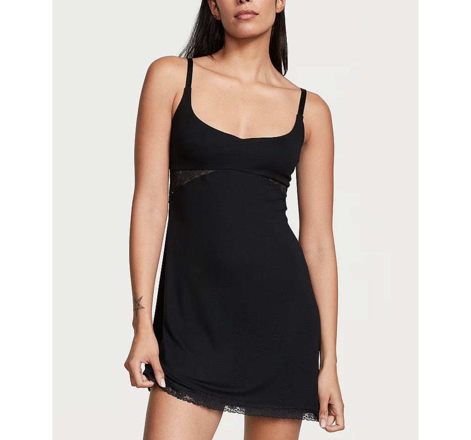 Пеньюар Modal Sweetheart Slip Black
